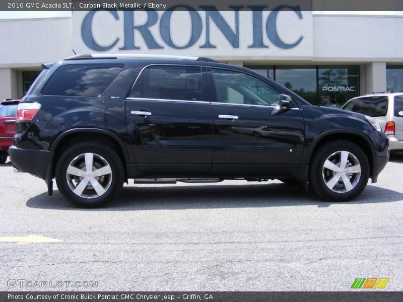 Carbon Black Metallic / Ebony 2010 GMC Acadia SLT