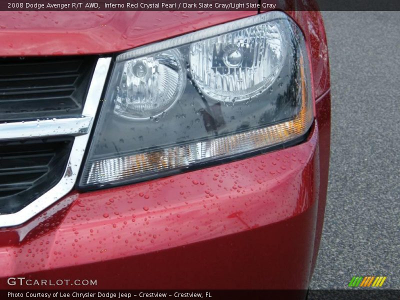 Inferno Red Crystal Pearl / Dark Slate Gray/Light Slate Gray 2008 Dodge Avenger R/T AWD