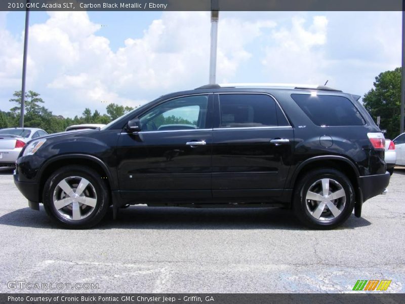 Carbon Black Metallic / Ebony 2010 GMC Acadia SLT