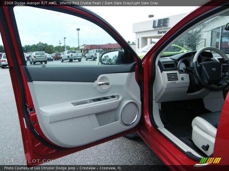 Inferno Red Crystal Pearl / Dark Slate Gray/Light Slate Gray 2008 Dodge Avenger R/T AWD