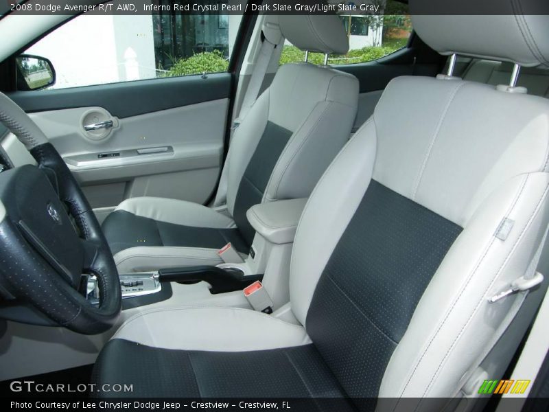 Inferno Red Crystal Pearl / Dark Slate Gray/Light Slate Gray 2008 Dodge Avenger R/T AWD