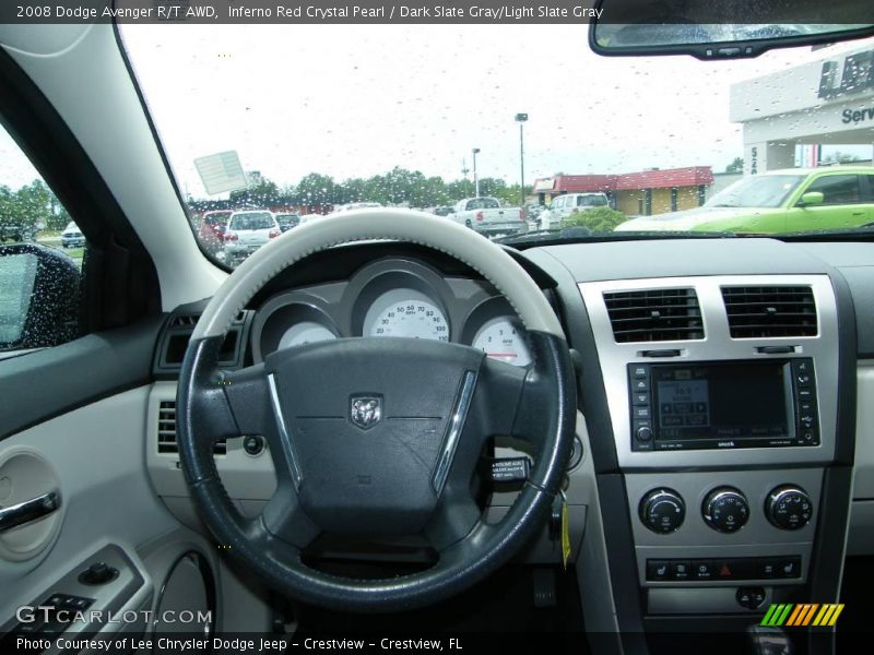 Inferno Red Crystal Pearl / Dark Slate Gray/Light Slate Gray 2008 Dodge Avenger R/T AWD