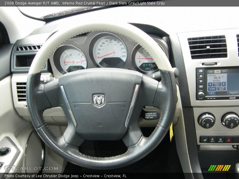 Inferno Red Crystal Pearl / Dark Slate Gray/Light Slate Gray 2008 Dodge Avenger R/T AWD