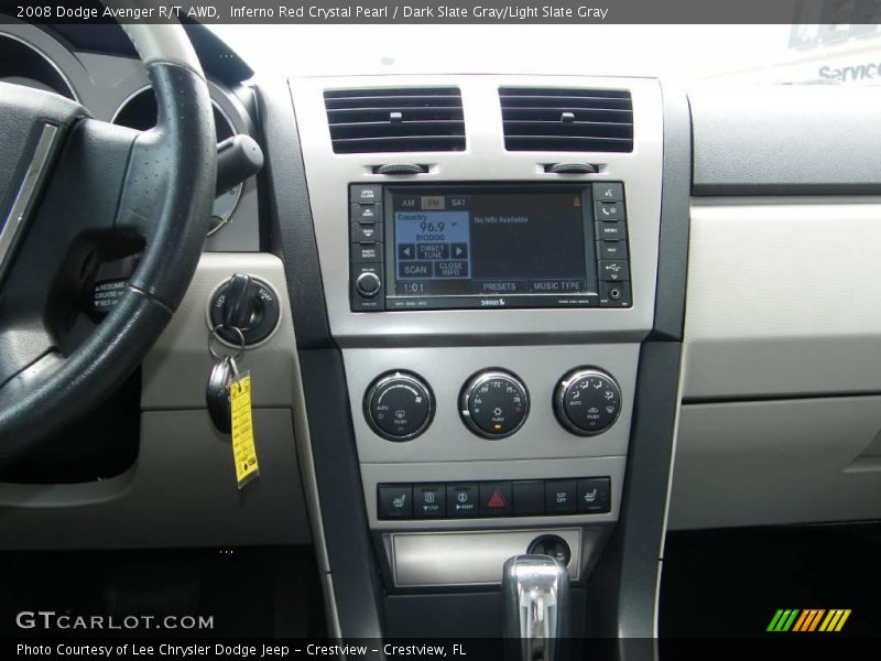 Inferno Red Crystal Pearl / Dark Slate Gray/Light Slate Gray 2008 Dodge Avenger R/T AWD