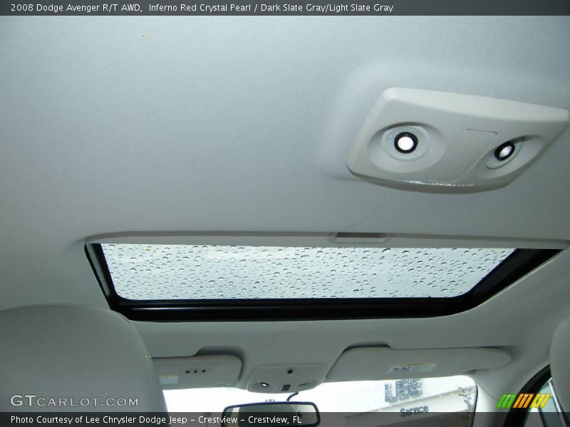 Inferno Red Crystal Pearl / Dark Slate Gray/Light Slate Gray 2008 Dodge Avenger R/T AWD