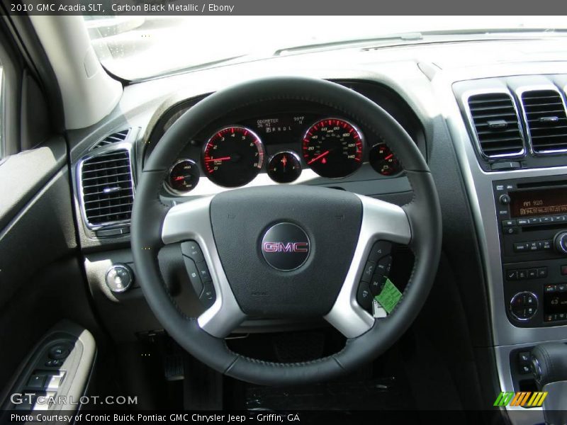 Carbon Black Metallic / Ebony 2010 GMC Acadia SLT