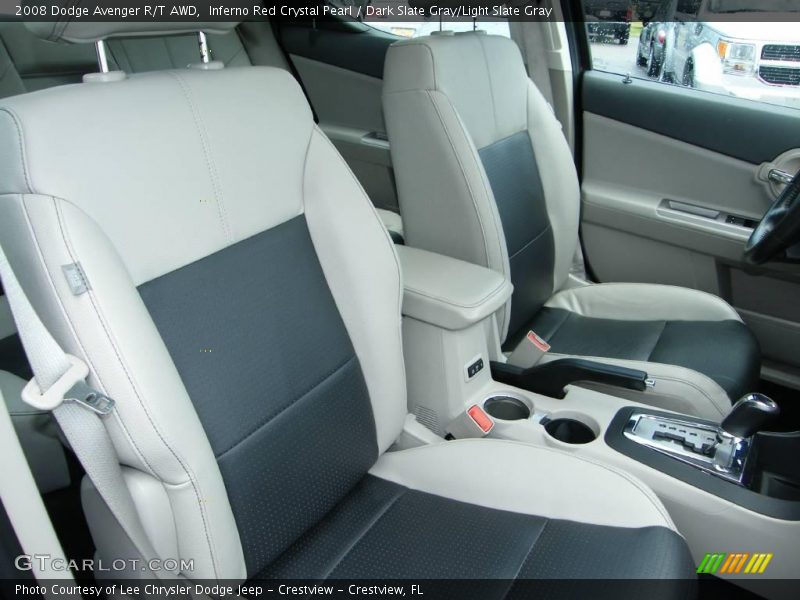 Inferno Red Crystal Pearl / Dark Slate Gray/Light Slate Gray 2008 Dodge Avenger R/T AWD