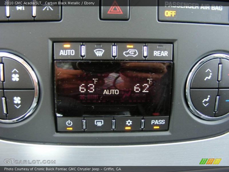 Carbon Black Metallic / Ebony 2010 GMC Acadia SLT