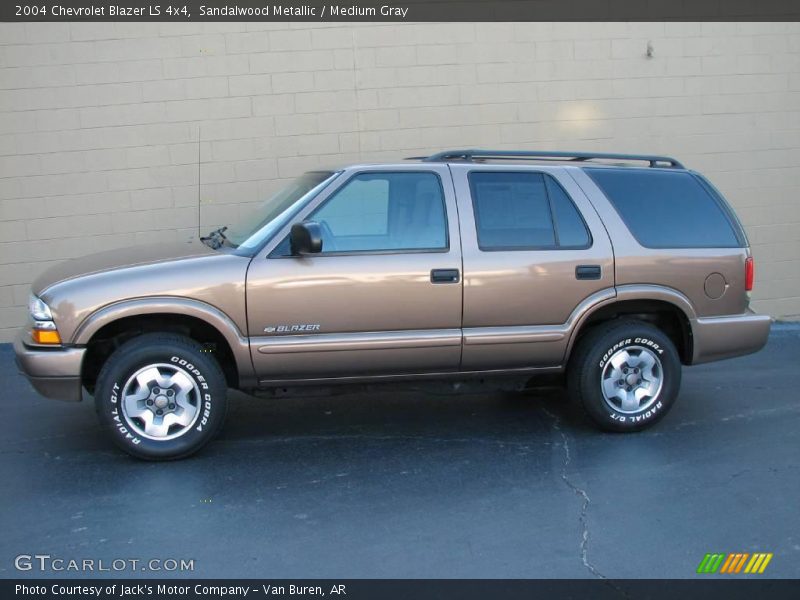 Sandalwood Metallic / Medium Gray 2004 Chevrolet Blazer LS 4x4