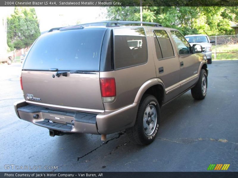 Sandalwood Metallic / Medium Gray 2004 Chevrolet Blazer LS 4x4