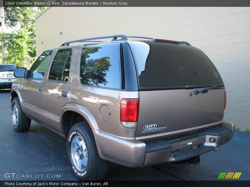 Sandalwood Metallic / Medium Gray 2004 Chevrolet Blazer LS 4x4