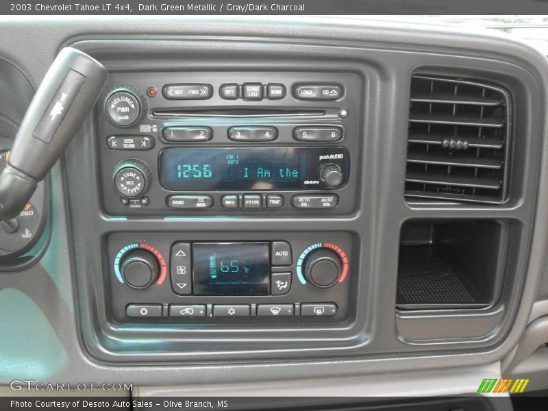 Dark Green Metallic / Gray/Dark Charcoal 2003 Chevrolet Tahoe LT 4x4