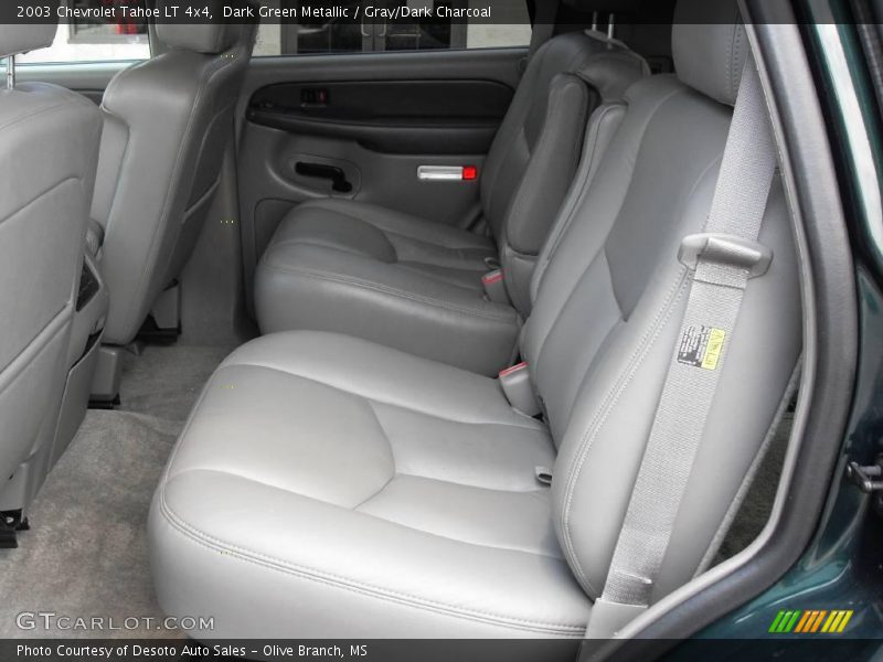 Dark Green Metallic / Gray/Dark Charcoal 2003 Chevrolet Tahoe LT 4x4