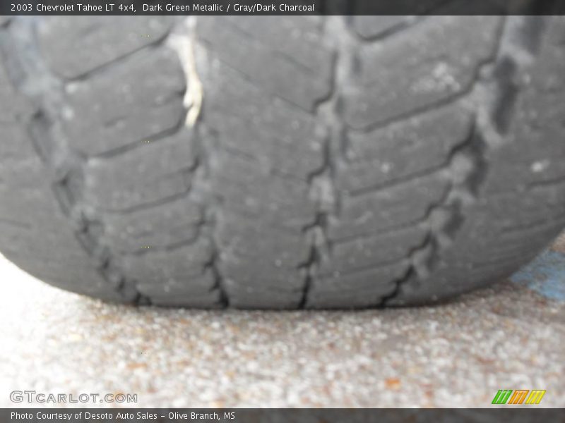 Dark Green Metallic / Gray/Dark Charcoal 2003 Chevrolet Tahoe LT 4x4
