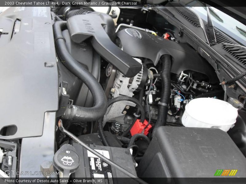 Dark Green Metallic / Gray/Dark Charcoal 2003 Chevrolet Tahoe LT 4x4