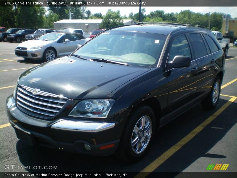 Brilliant Black / Light Taupe/Dark Slate Gray 2006 Chrysler Pacifica Touring AWD