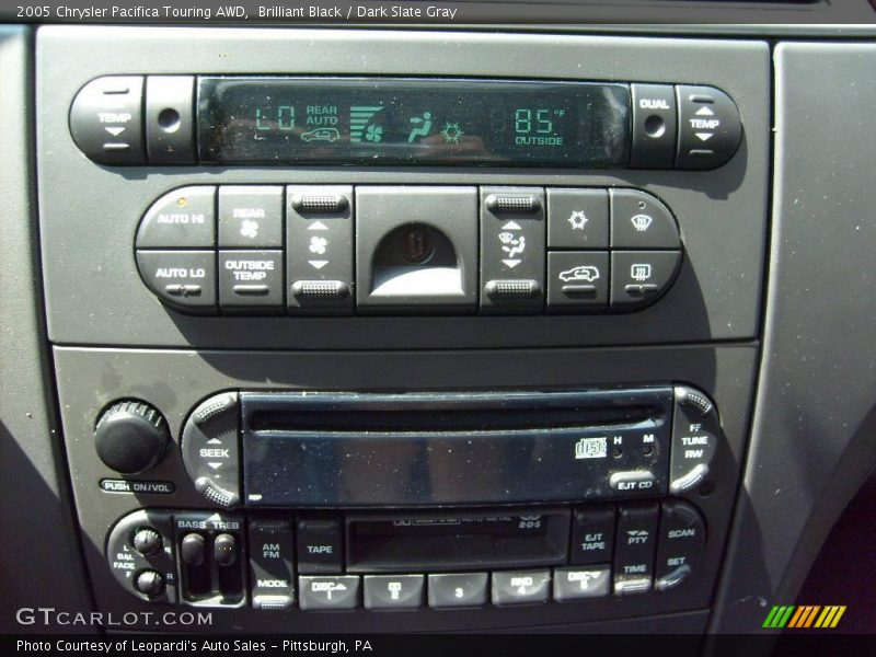 Brilliant Black / Dark Slate Gray 2005 Chrysler Pacifica Touring AWD