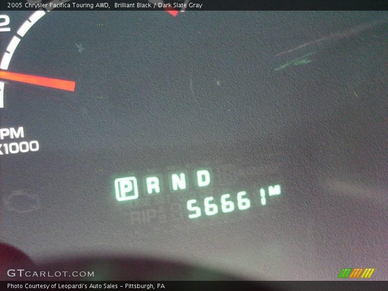 Brilliant Black / Dark Slate Gray 2005 Chrysler Pacifica Touring AWD