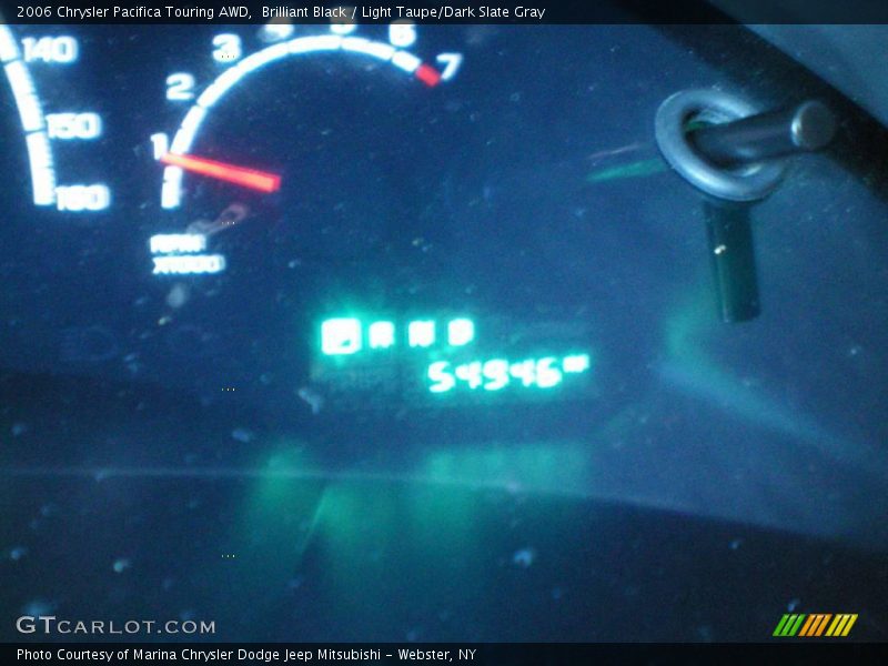 Brilliant Black / Light Taupe/Dark Slate Gray 2006 Chrysler Pacifica Touring AWD
