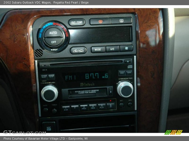 Regatta Red Pearl / Beige 2002 Subaru Outback VDC Wagon