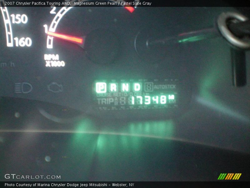Magnesium Green Pearl / Pastel Slate Gray 2007 Chrysler Pacifica Touring AWD