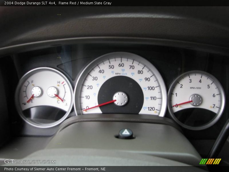 Flame Red / Medium Slate Gray 2004 Dodge Durango SLT 4x4