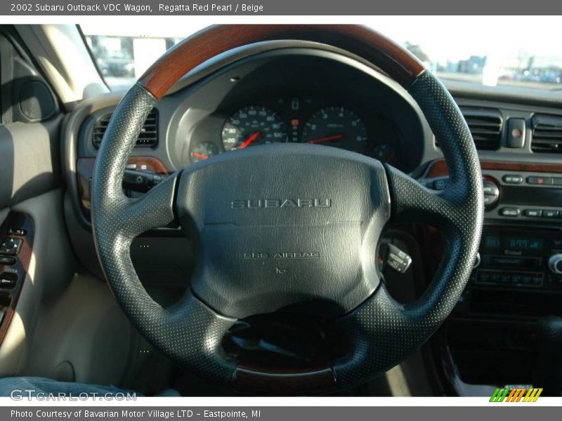 Regatta Red Pearl / Beige 2002 Subaru Outback VDC Wagon