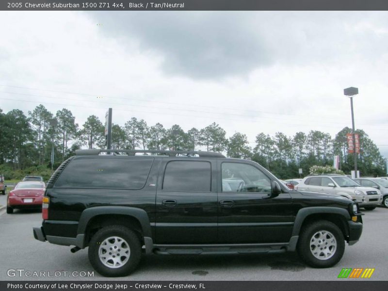 Black / Tan/Neutral 2005 Chevrolet Suburban 1500 Z71 4x4