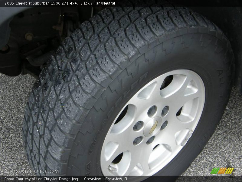 Black / Tan/Neutral 2005 Chevrolet Suburban 1500 Z71 4x4