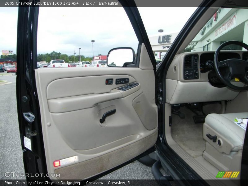 Black / Tan/Neutral 2005 Chevrolet Suburban 1500 Z71 4x4