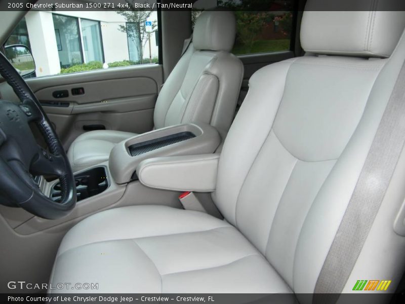 Black / Tan/Neutral 2005 Chevrolet Suburban 1500 Z71 4x4