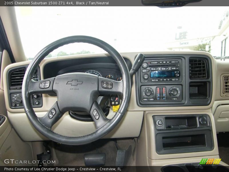 Black / Tan/Neutral 2005 Chevrolet Suburban 1500 Z71 4x4