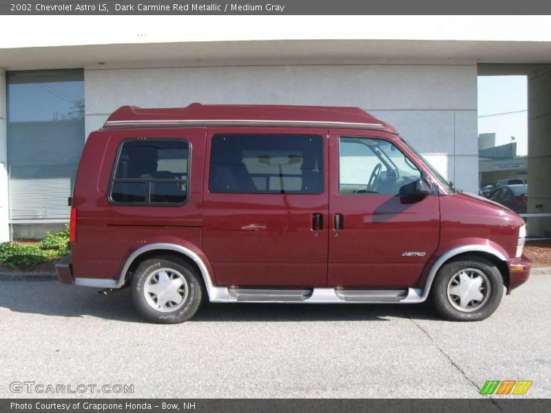 Dark Carmine Red Metallic / Medium Gray 2002 Chevrolet Astro LS