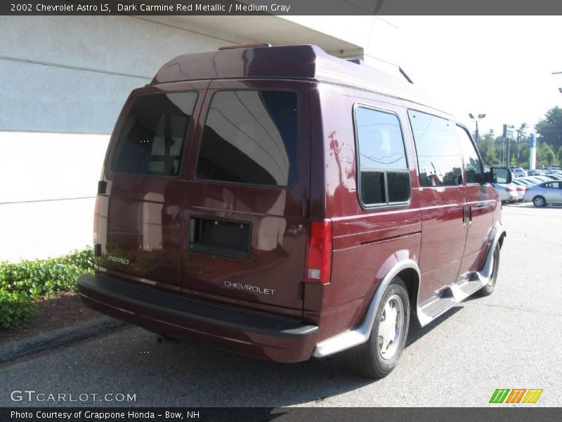 Dark Carmine Red Metallic / Medium Gray 2002 Chevrolet Astro LS