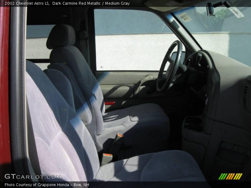 Dark Carmine Red Metallic / Medium Gray 2002 Chevrolet Astro LS