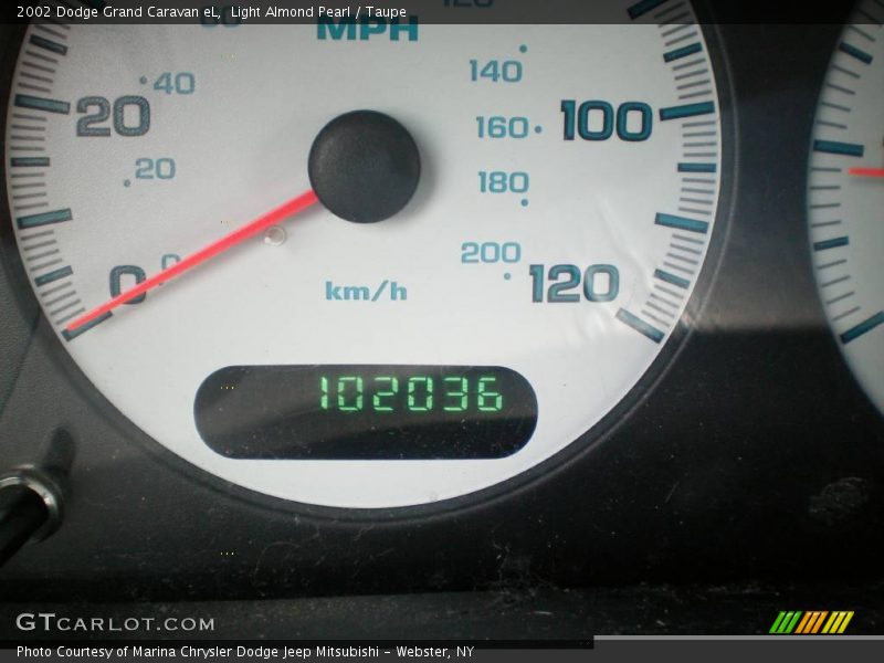 Light Almond Pearl / Taupe 2002 Dodge Grand Caravan eL