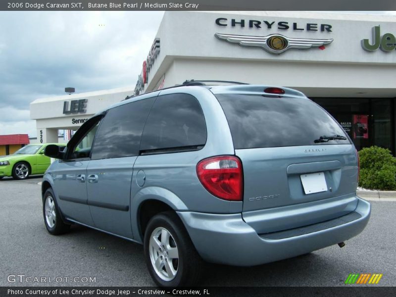 Butane Blue Pearl / Medium Slate Gray 2006 Dodge Caravan SXT