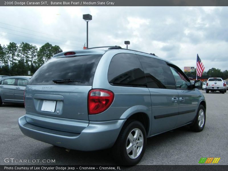 Butane Blue Pearl / Medium Slate Gray 2006 Dodge Caravan SXT