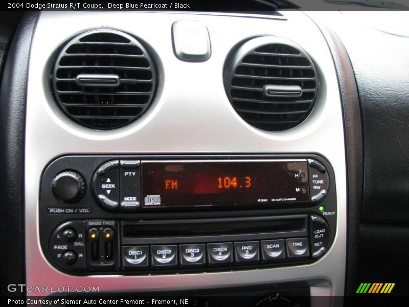 Deep Blue Pearlcoat / Black 2004 Dodge Stratus R/T Coupe
