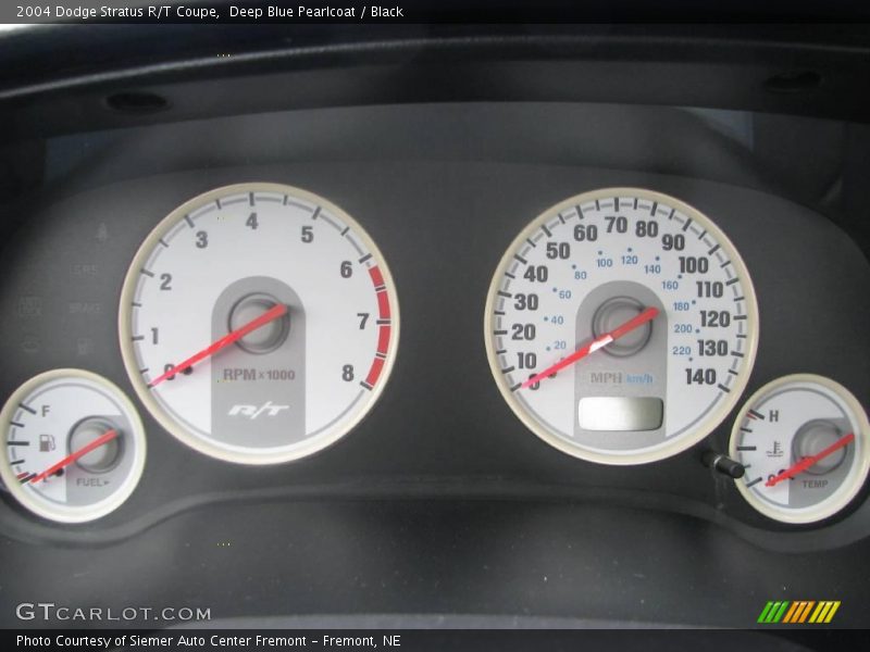 Deep Blue Pearlcoat / Black 2004 Dodge Stratus R/T Coupe