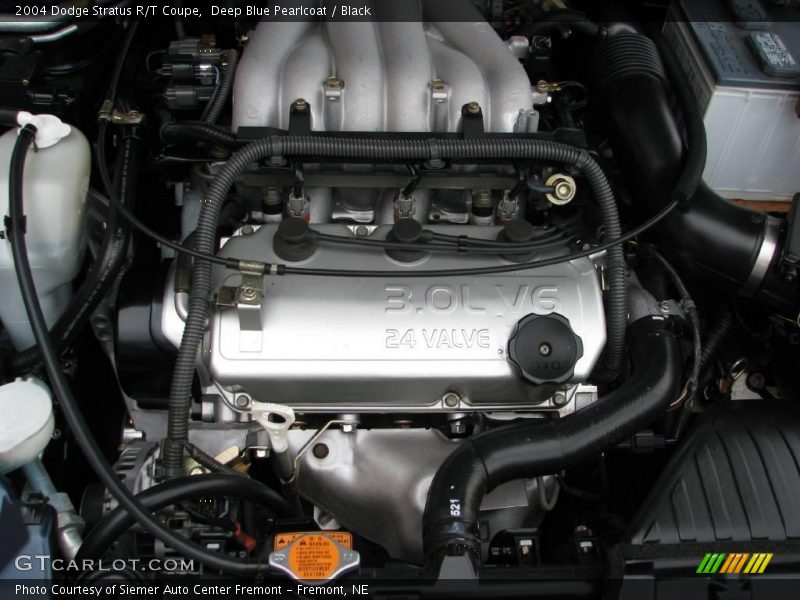 Deep Blue Pearlcoat / Black 2004 Dodge Stratus R/T Coupe