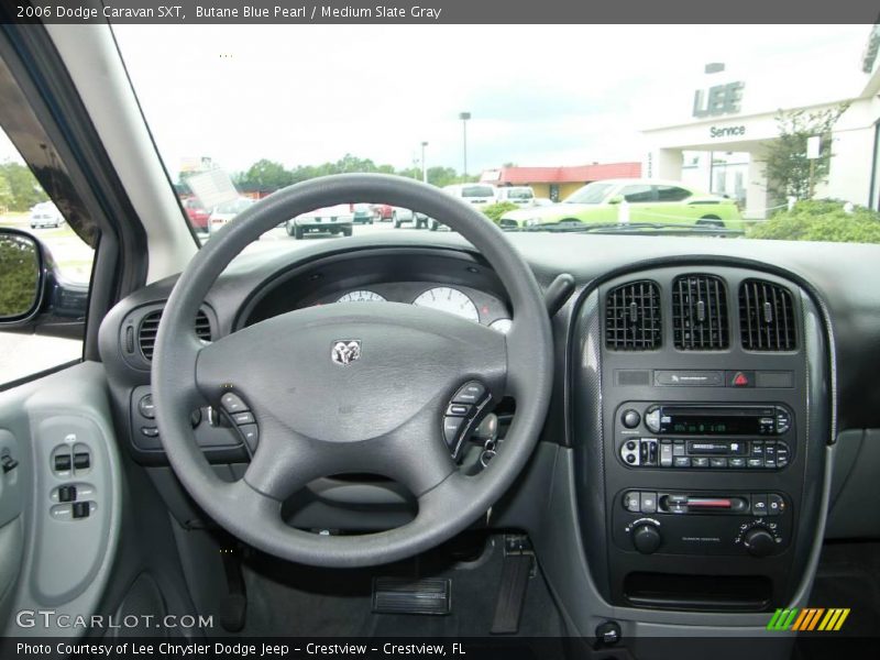 Butane Blue Pearl / Medium Slate Gray 2006 Dodge Caravan SXT