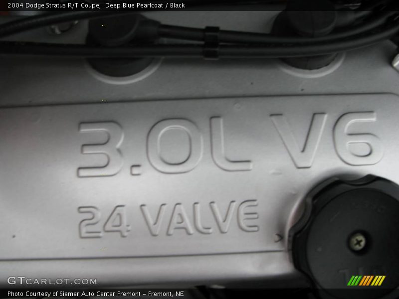 Deep Blue Pearlcoat / Black 2004 Dodge Stratus R/T Coupe