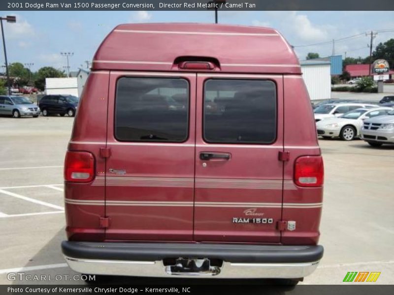 Director Red Metallic / Camel Tan 2001 Dodge Ram Van 1500 Passenger Conversion