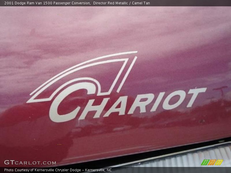 Director Red Metallic / Camel Tan 2001 Dodge Ram Van 1500 Passenger Conversion