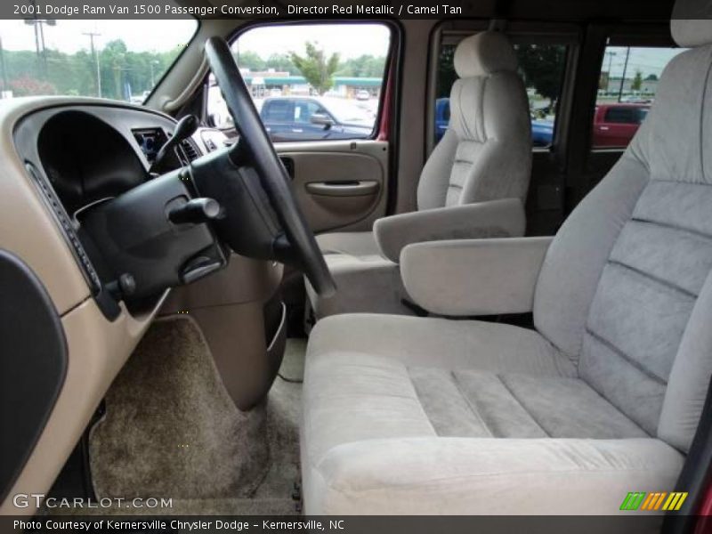 Director Red Metallic / Camel Tan 2001 Dodge Ram Van 1500 Passenger Conversion