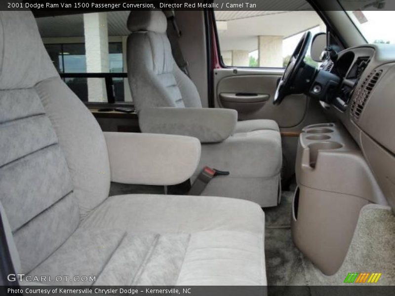 Director Red Metallic / Camel Tan 2001 Dodge Ram Van 1500 Passenger Conversion