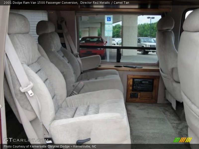 Director Red Metallic / Camel Tan 2001 Dodge Ram Van 1500 Passenger Conversion