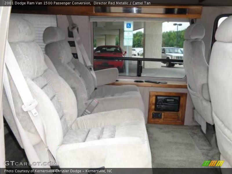 Director Red Metallic / Camel Tan 2001 Dodge Ram Van 1500 Passenger Conversion