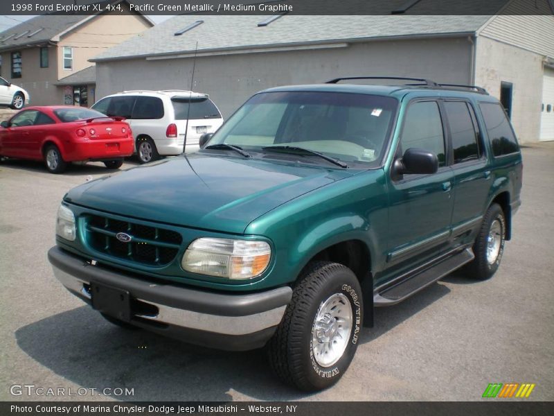 Pacific Green Metallic / Medium Graphite 1998 Ford Explorer XL 4x4